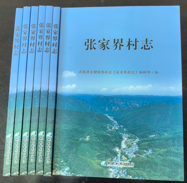 精品图书《张家界村志》公开出版